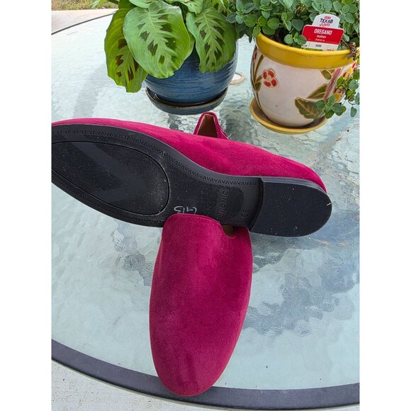 Vionic Willa Suede Embroidered Heel Loafers w/ Leaf Motif Women's Size 9.5 - Picture 7 of 9